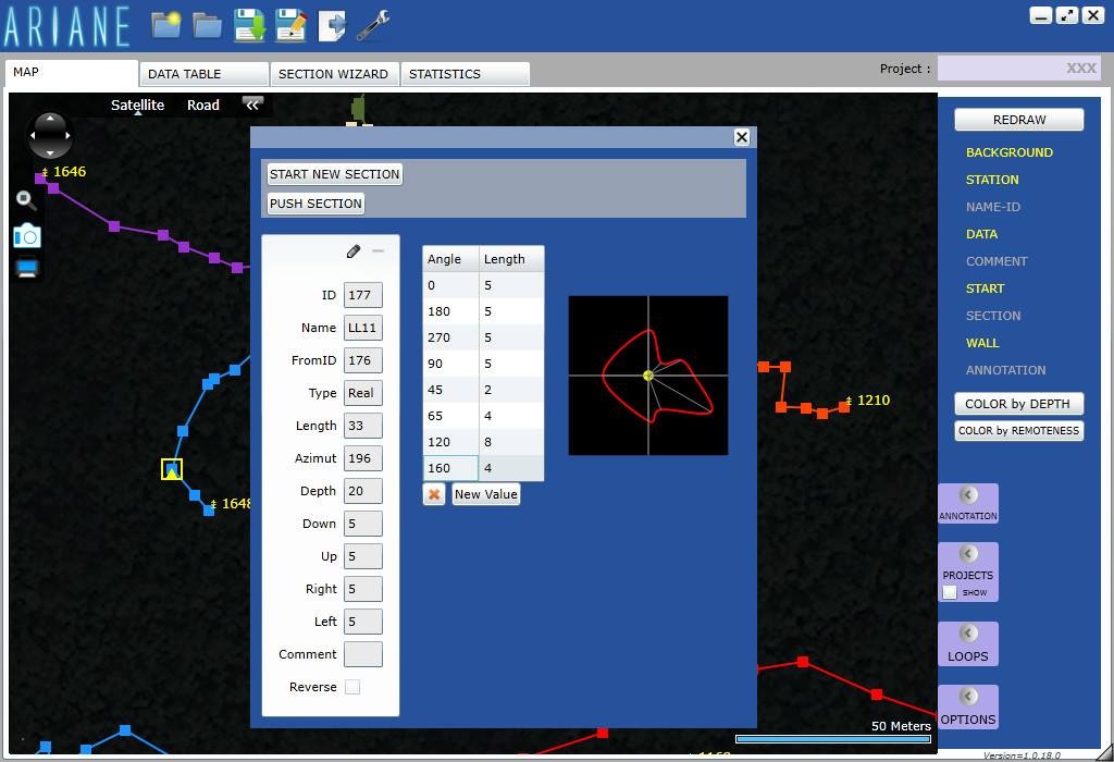 Ariane • 3D Cave mapping software