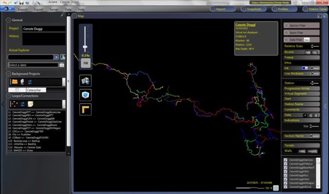Ariane • 3D Cave mapping software