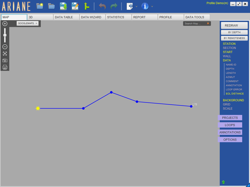 Ariane • Cave survey software & 3D Cave Mapping